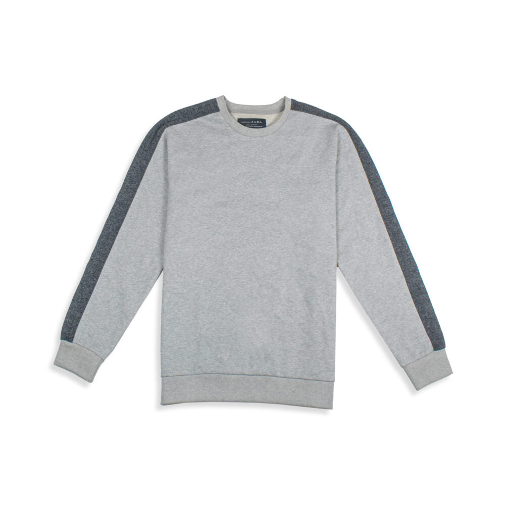 ZR Premium Panel Sweatshirt - Light Grey