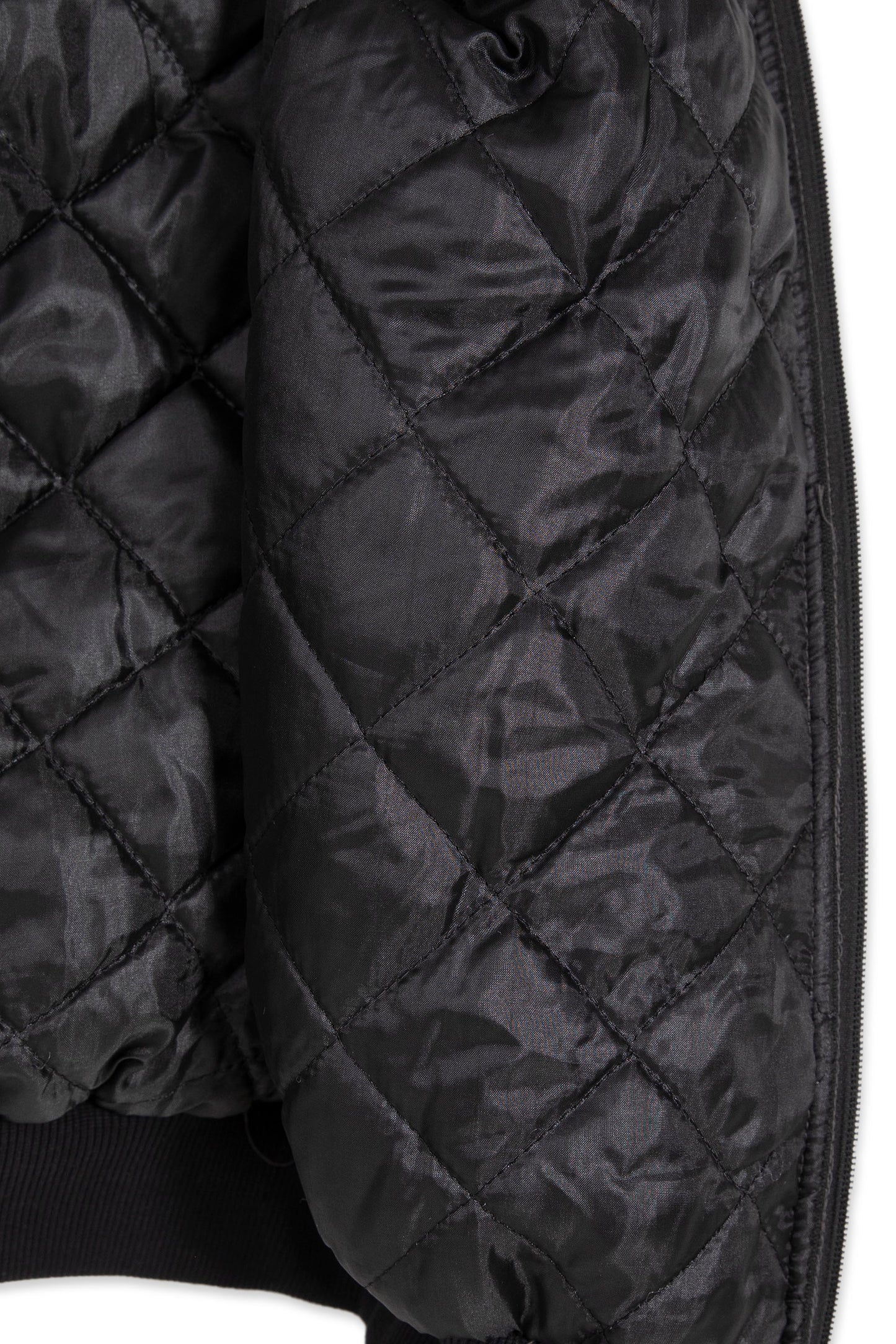 ZR Premium Quilted Bomber Jacket - Black