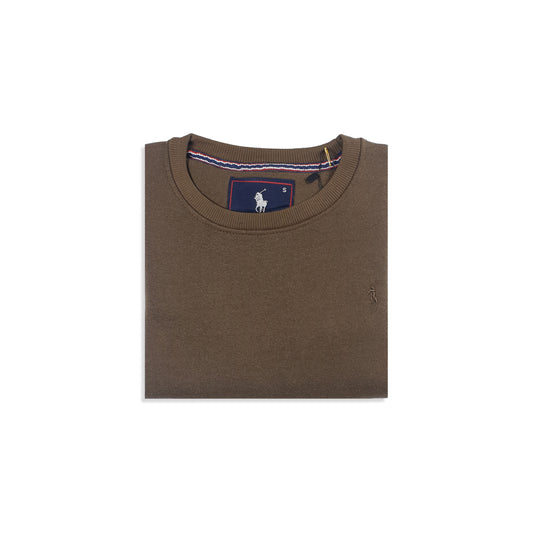 RL Premium Cotton Fleece Sweatshirt – Walnut