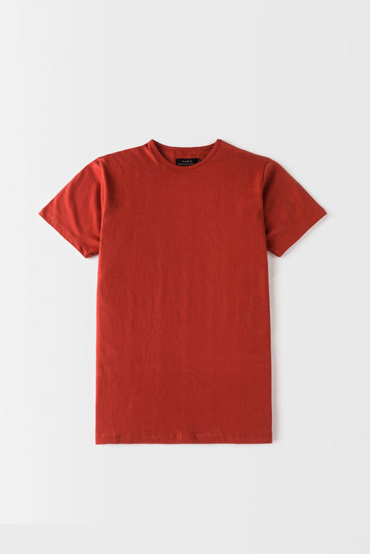 ZR Basic Cotton T Shirt – Burnt Orange