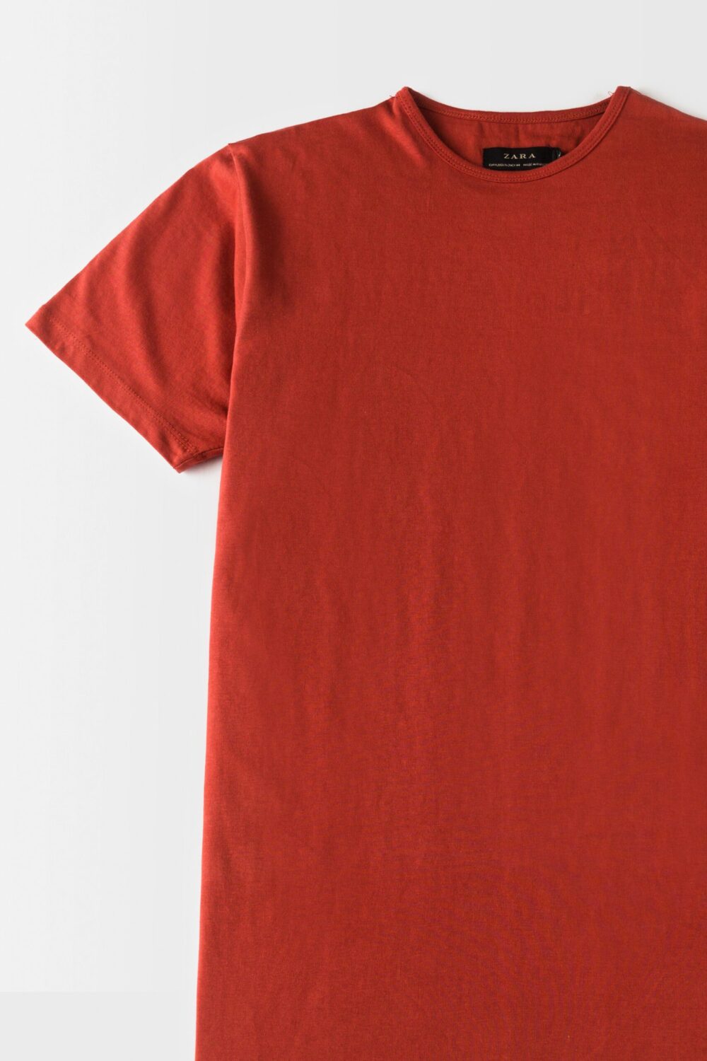 ZR Basic Cotton T Shirt – Burnt Orange