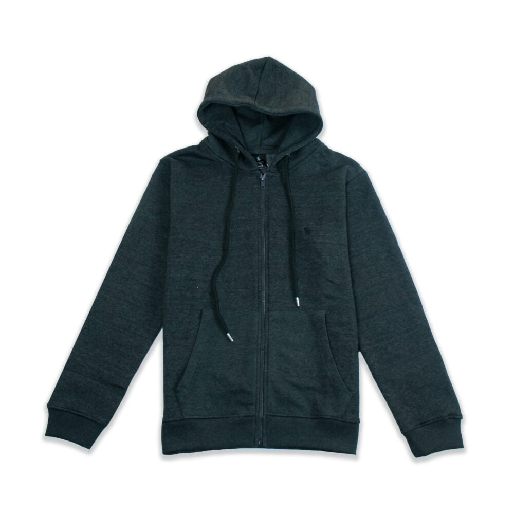 RL Premium Fleece Basic Hoodie – Charcoal