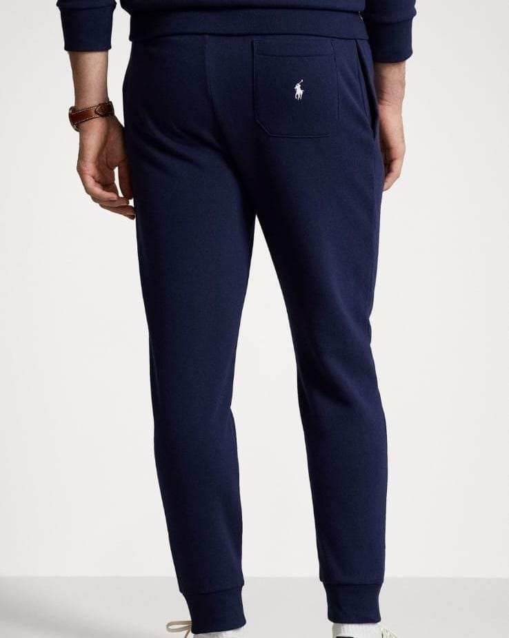 RL Imported Terry Polo Embroidery Jogger Pants – Navy Blue