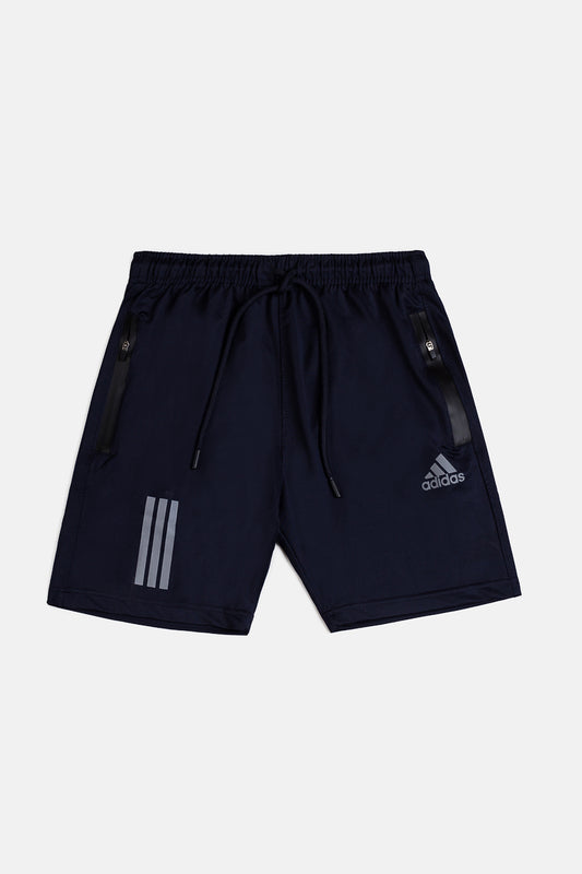ADDAS Dri Fit Premium 3 Stripes Shorts –  Navy Blue
