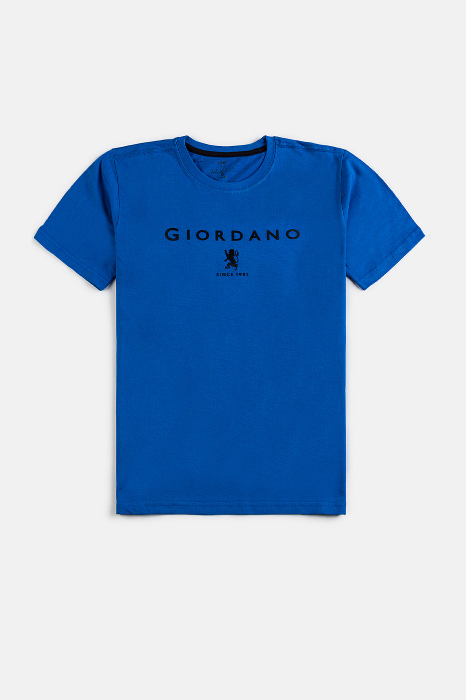 Giordano Premium Cotton Print T Shirt - Deep Blue