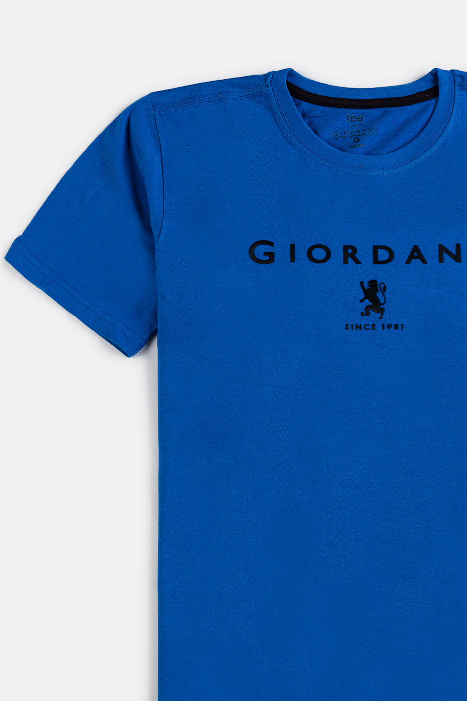 Giordano Premium Cotton Print T Shirt - Deep Blue