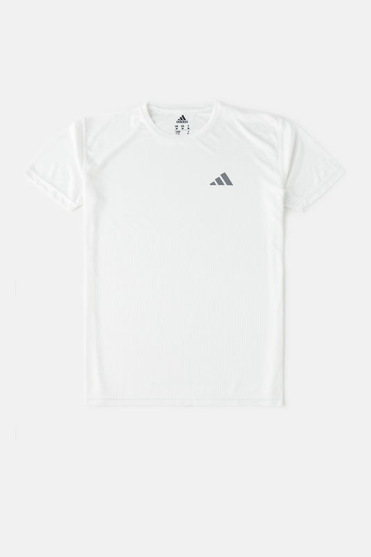 ADAS Mountain logo Premium Sports T Shirt – White