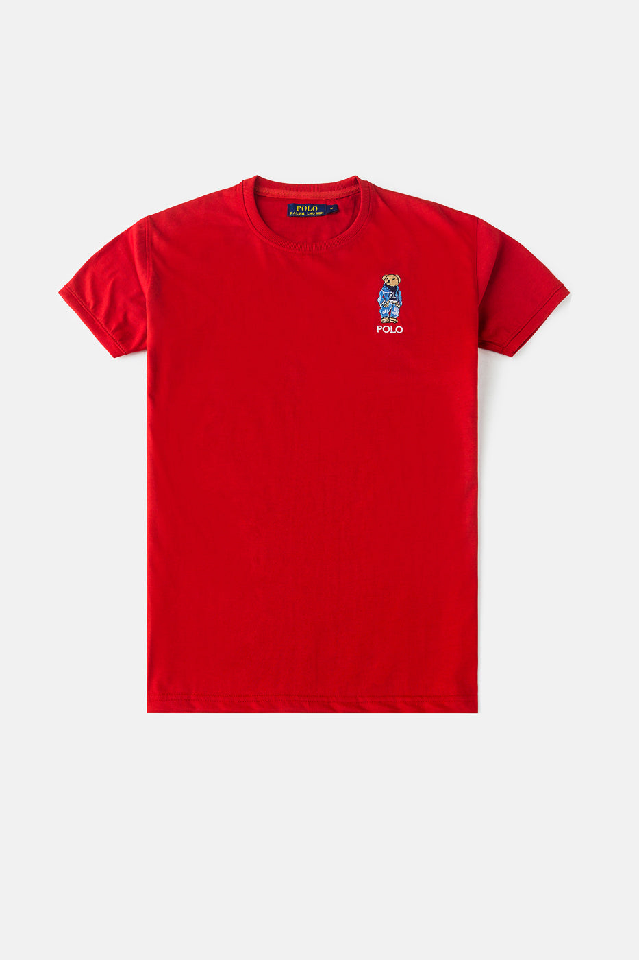 RL Imported Bear Big Pony T Shirt – Red