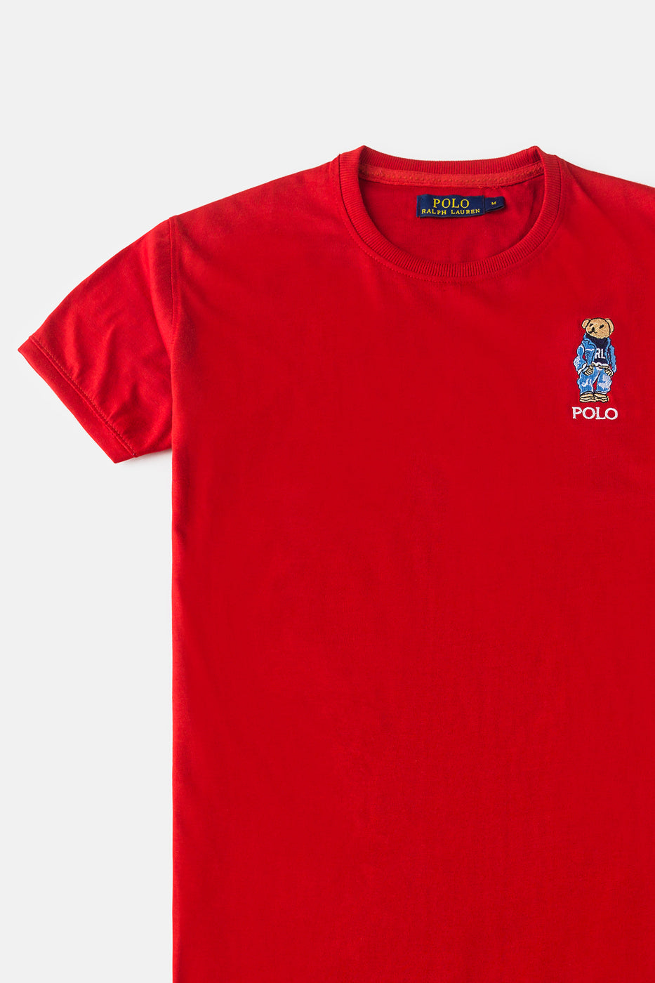 RL Imported Bear Big Pony T Shirt – Red