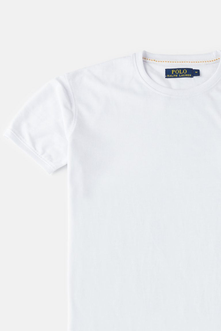 RL Imported Bear Big Pony T Shirt – White