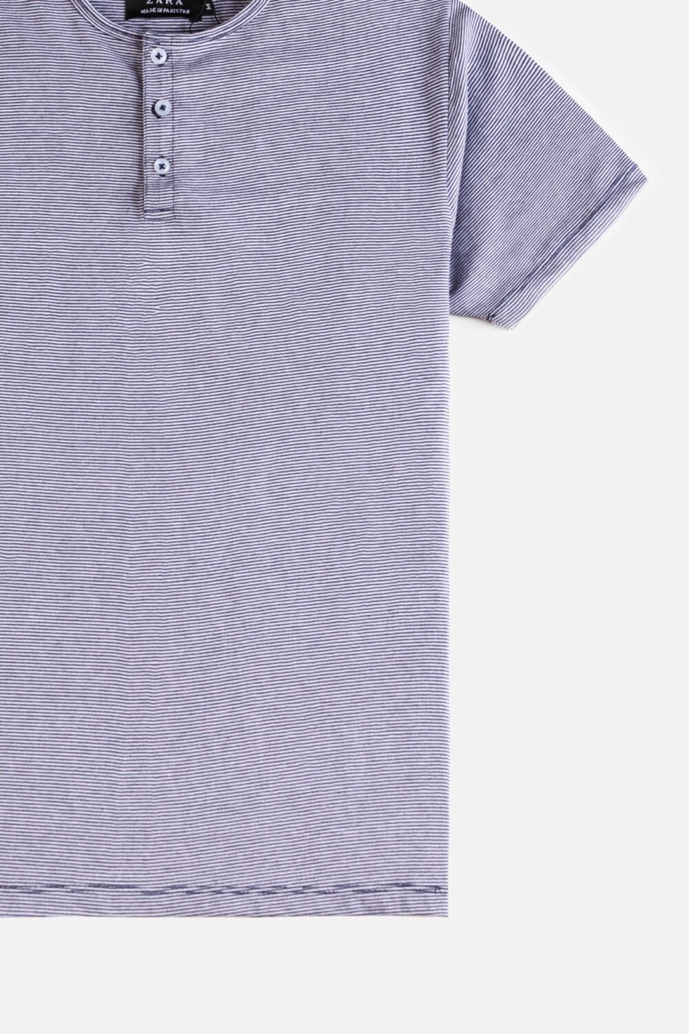 ZR Henley Cotton T Shirt – Flint