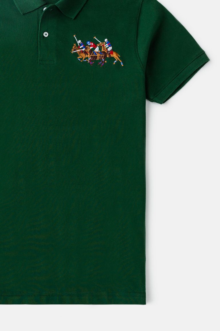 RL Imported Triple Pony Polo Shirt – Green