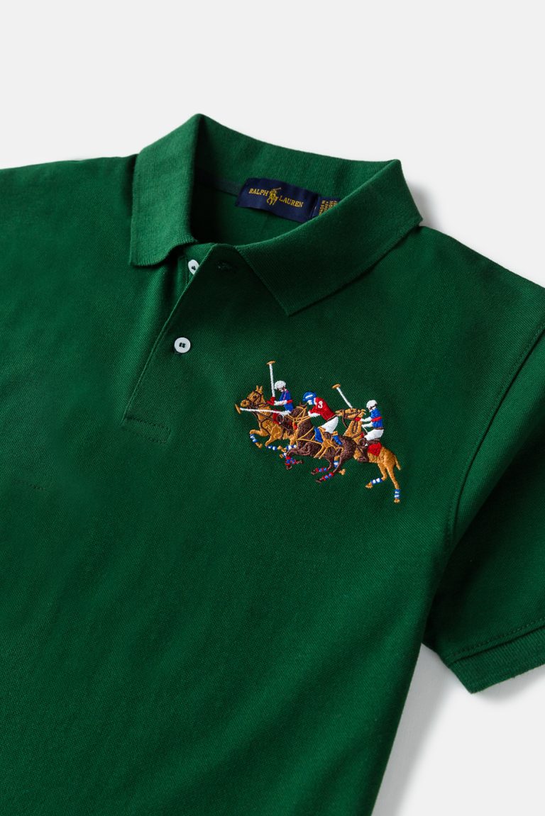 RL Imported Triple Pony Polo Shirt – Green