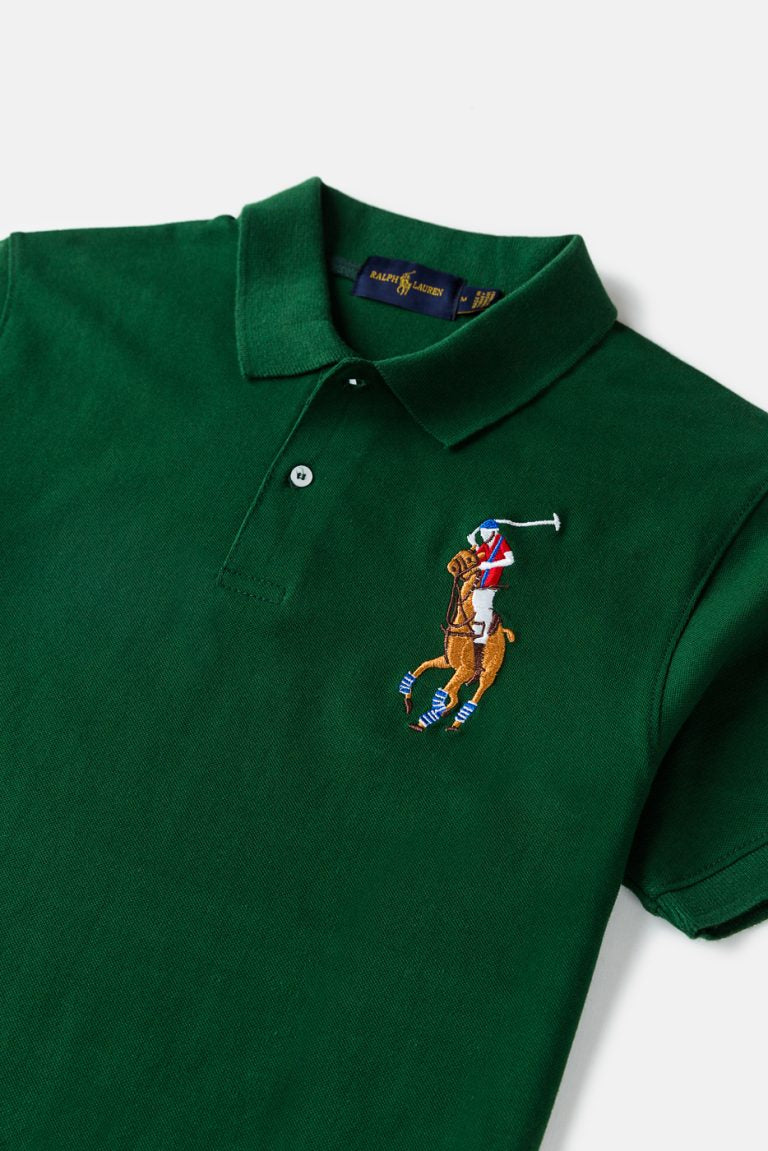 RL Imported Multi Big Pony Polo Shirt – Green