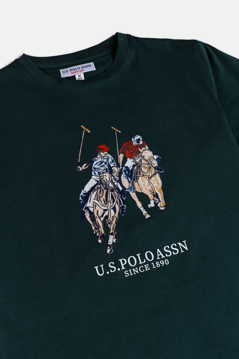 USPA Imported Print T Shirt – Green