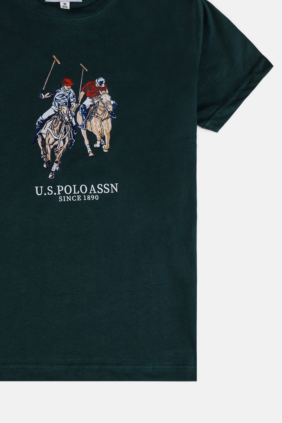 USPA Imported Print T Shirt – Green