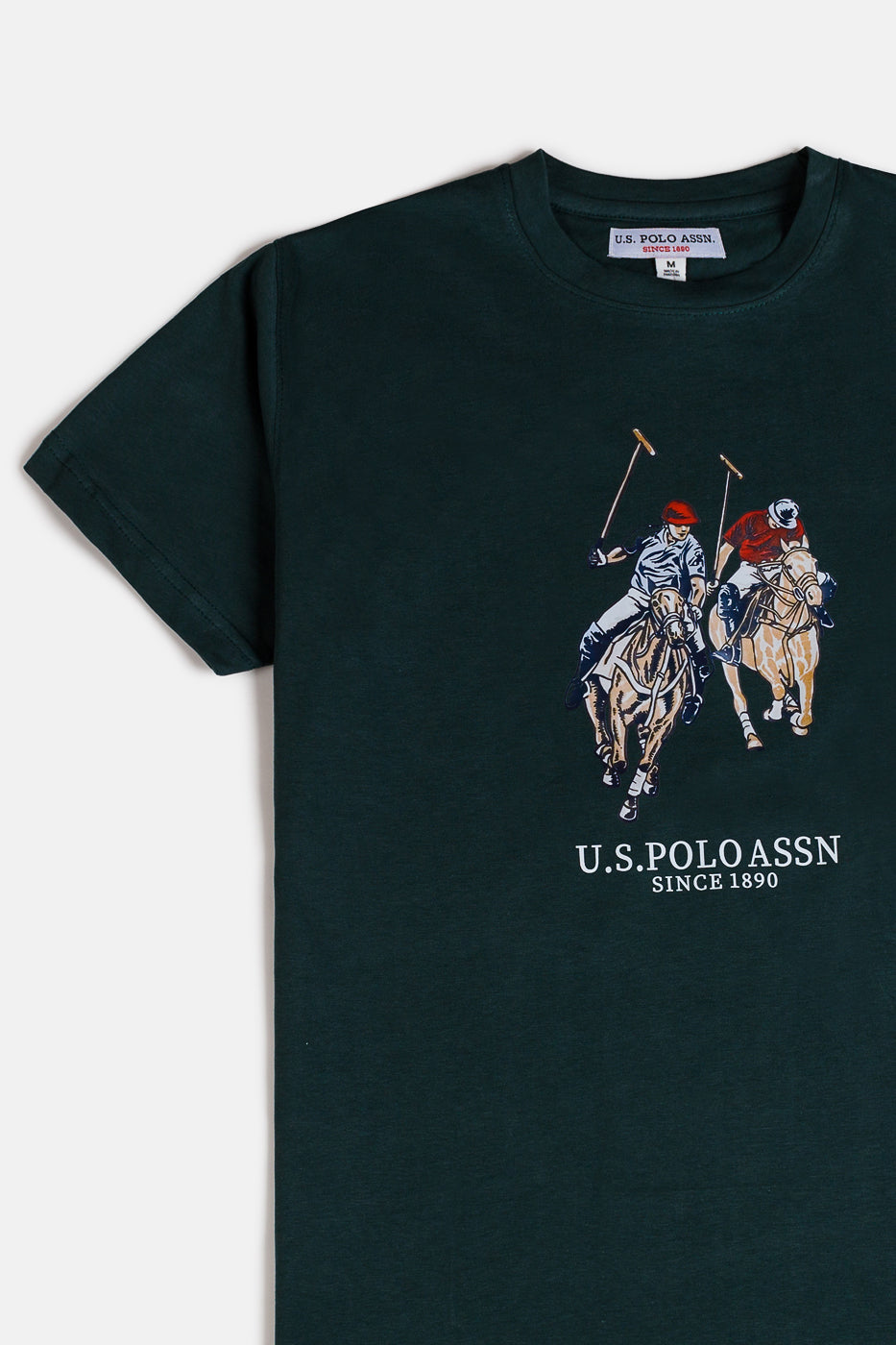 USPA Imported Print T Shirt – Green