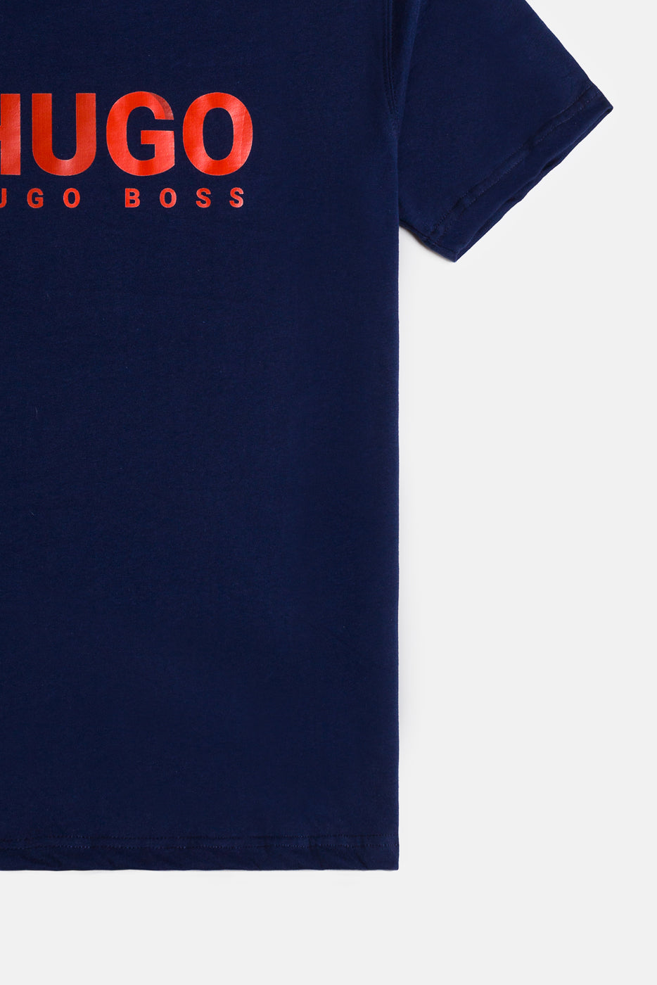 HB Imported Print T Shirt – Navy Blue