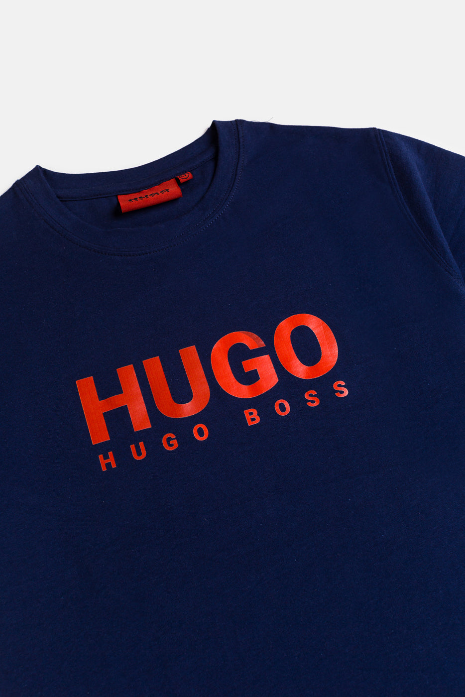 HB Imported Print T Shirt – Navy Blue