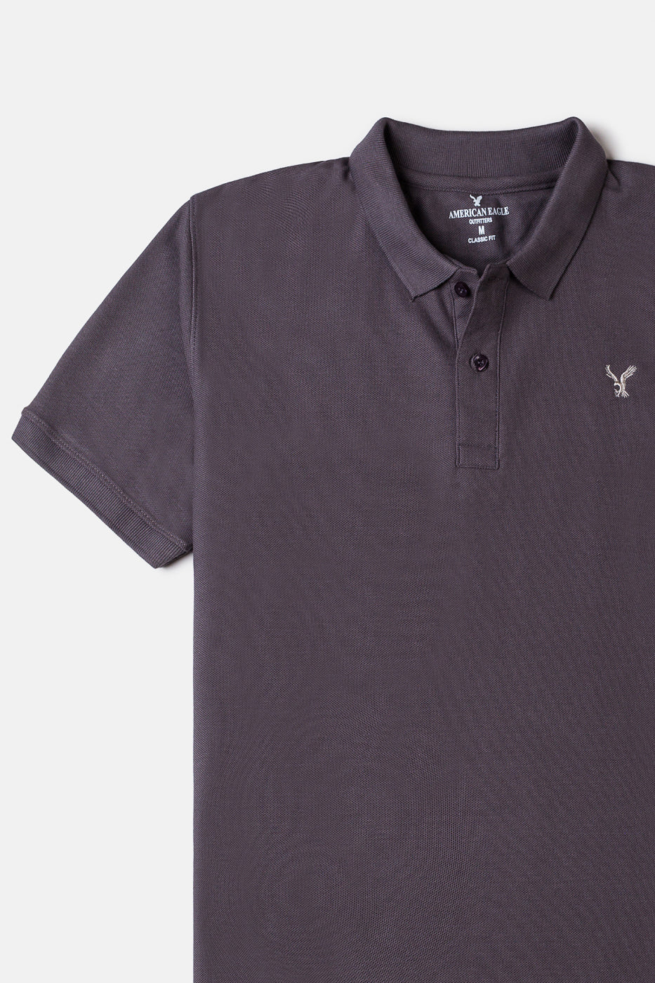 AE Imported Pique Polo shirt – Heather Grey