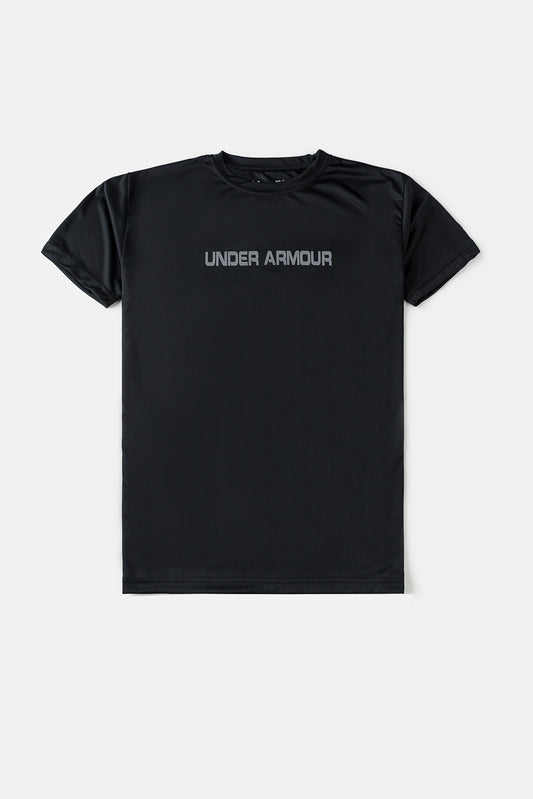 UA Printed Dri-FIT T Shirt – Black