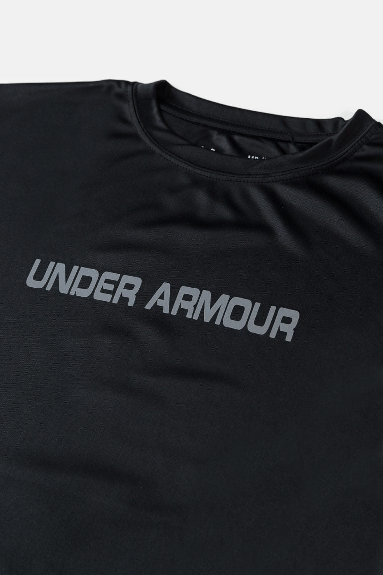 UA Printed Dri-FIT T Shirt – Black