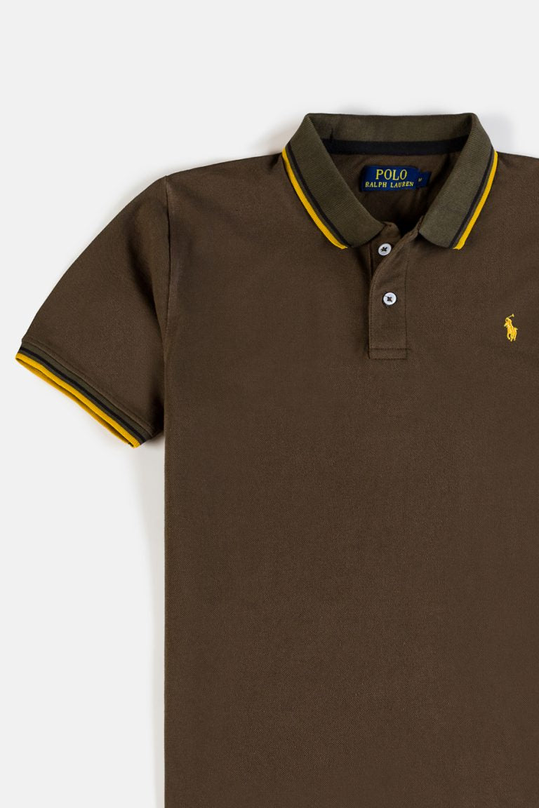 RL Imported Tipping Pique Polo Shirt – Carob