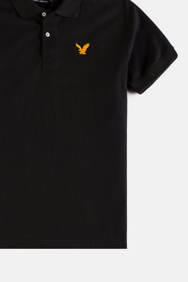 AE Pique Polo shirt – Black