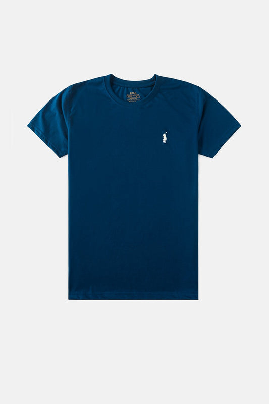 RL Premium Cotton T Shirt – Aqua Blue