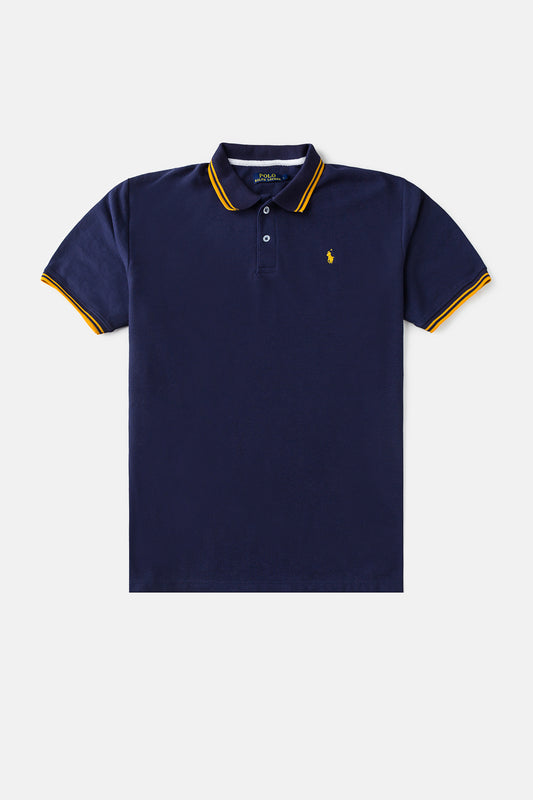 RL Imported Tipping Polo Shirt – Navy Blue