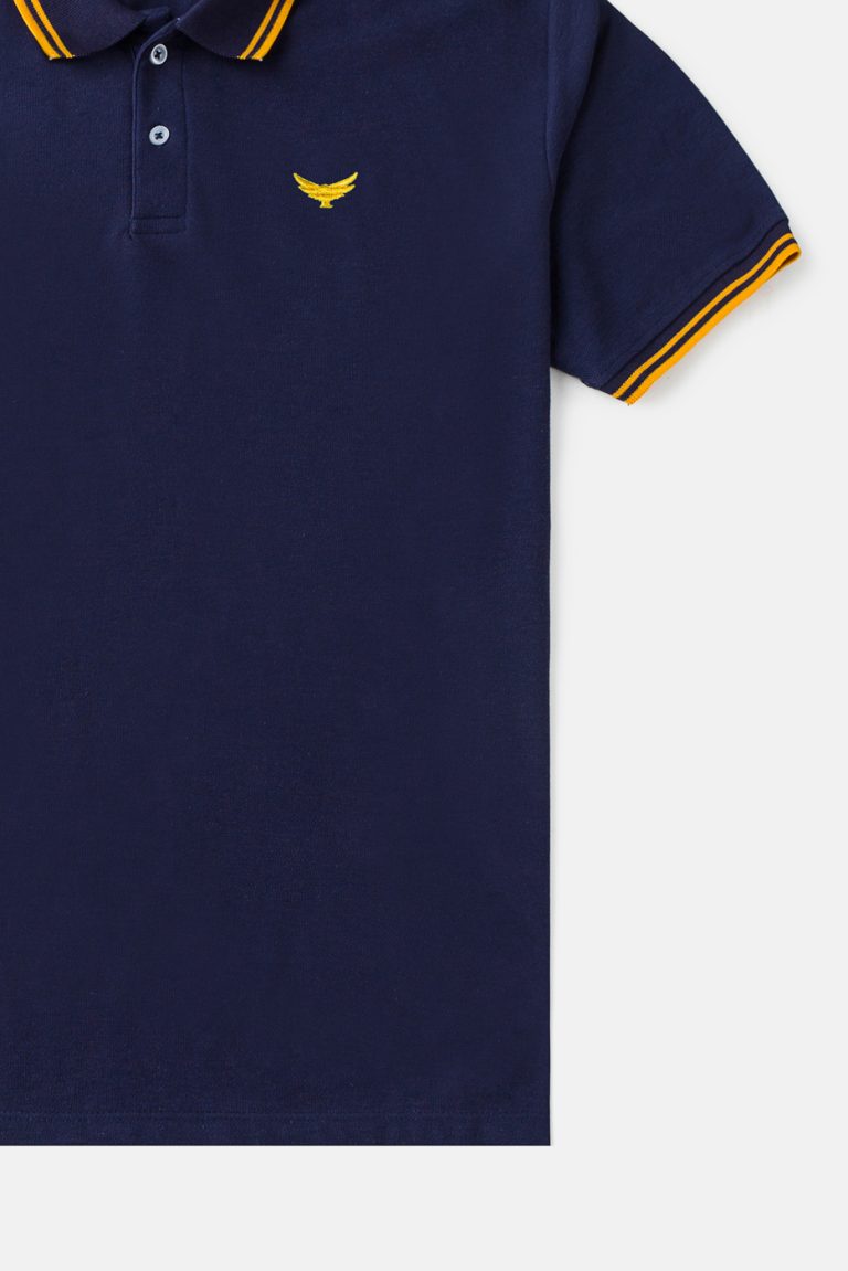 RL Imported Tipping Polo Shirt – Navy Blue