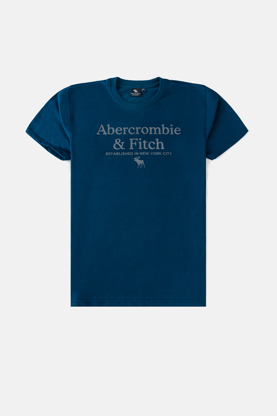 Abercrombie & Fitch Cotton Print T Shirt – Deep Blue