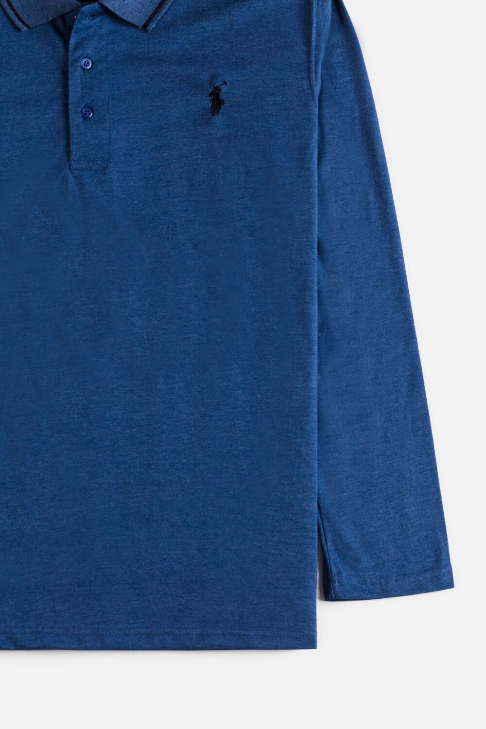 RL Premium Cotton Full Polo – Yale Blue