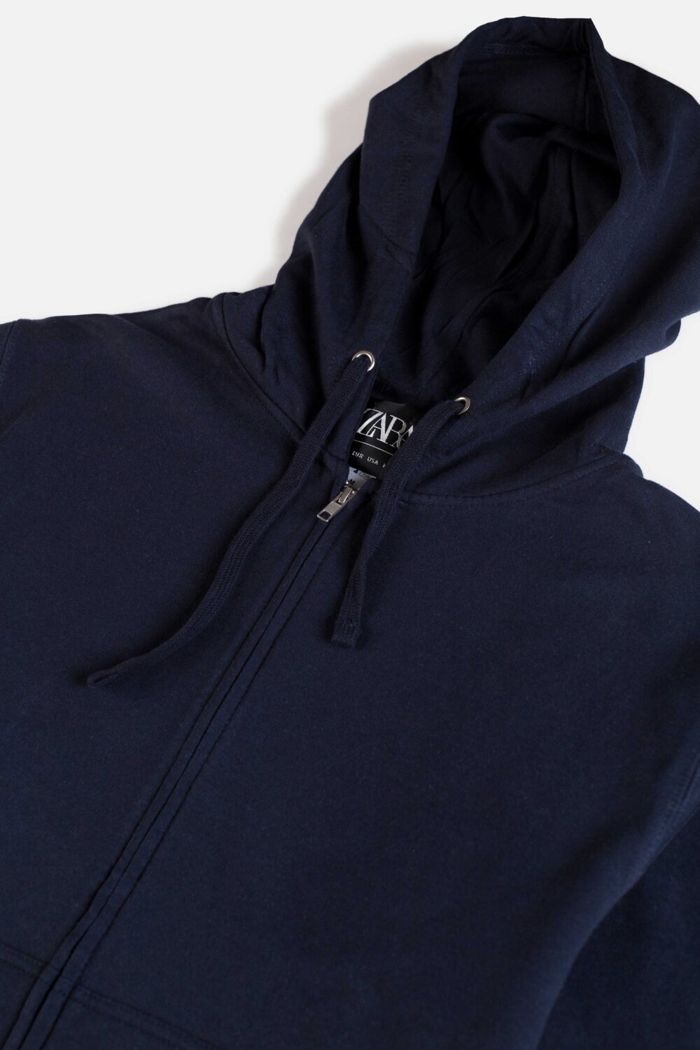 ZR Premium Fleece Zipper Hoodie – Navy Blue