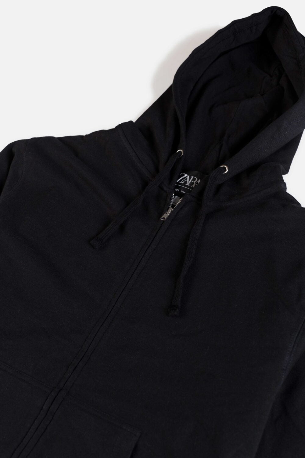 ZR Premium Fleece Zipper Hoodie – Black