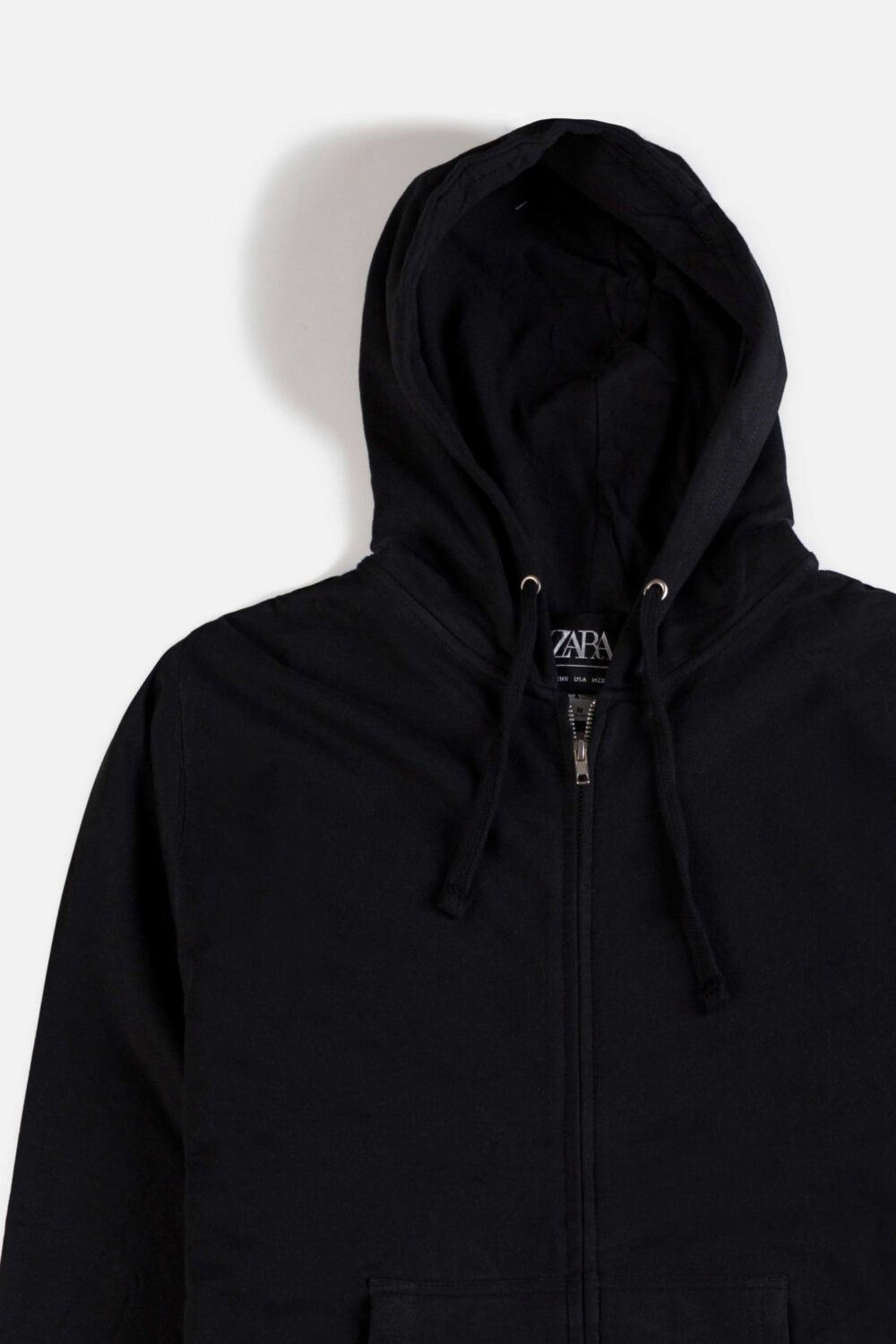 ZR Premium Fleece Zipper Hoodie – Black