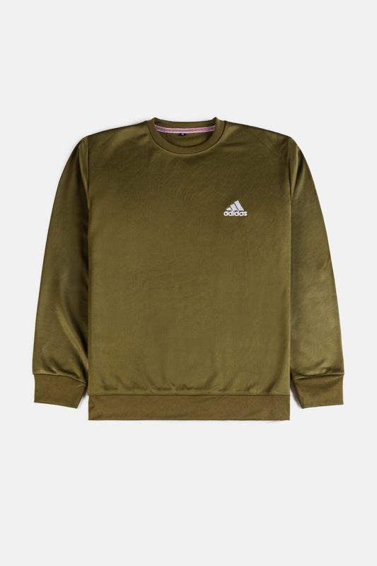 Adidas Premium Fleece Sweatshirt – Olive