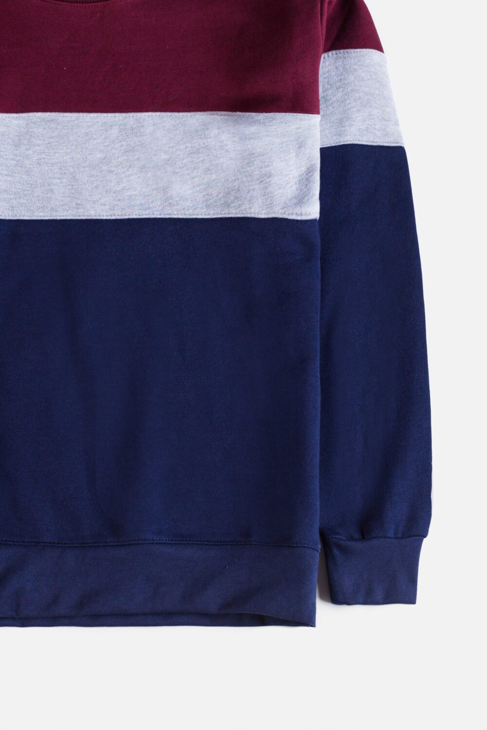 ZR Premium Fleece Sweatshirt – Paneled Navy Blue