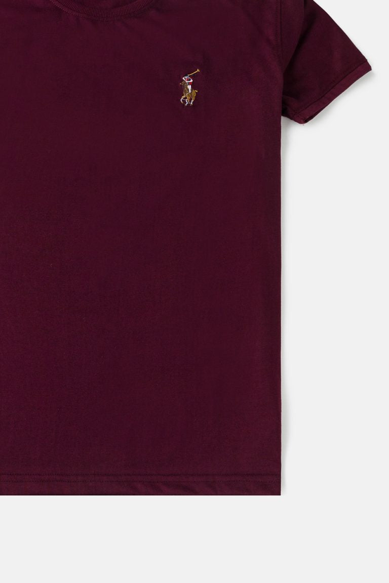 RL Multi Pony T Shirt – Maroon