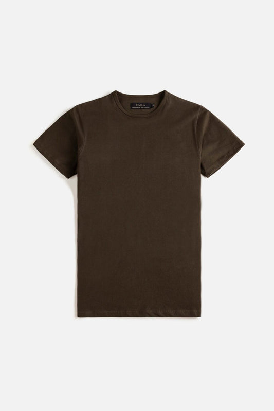 ZR Basic Cotton T Shirt – Army