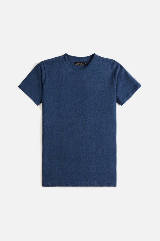 ZR Basic Cotton T Shirt – Yale Blue