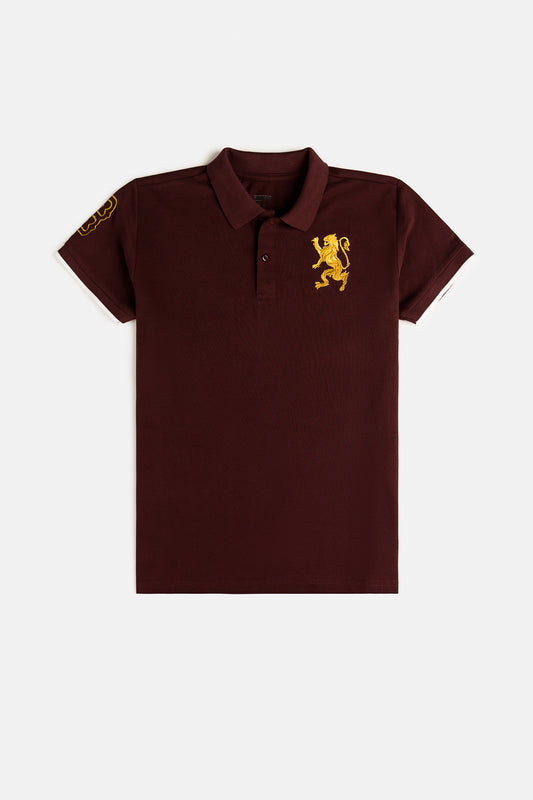 GRDNO Imported Polo Shirt - Burgundy