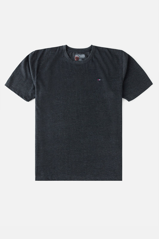 Tommy Premium Cotton T Shirt – Charcoal