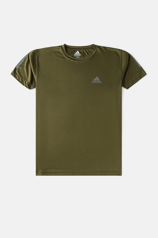 Adidas Premium Sports T Shirt – Army Green