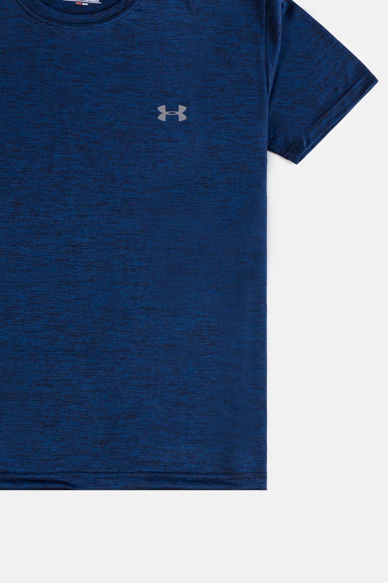 UA Space Dye Dri fit T Shirt – Navy Blue
