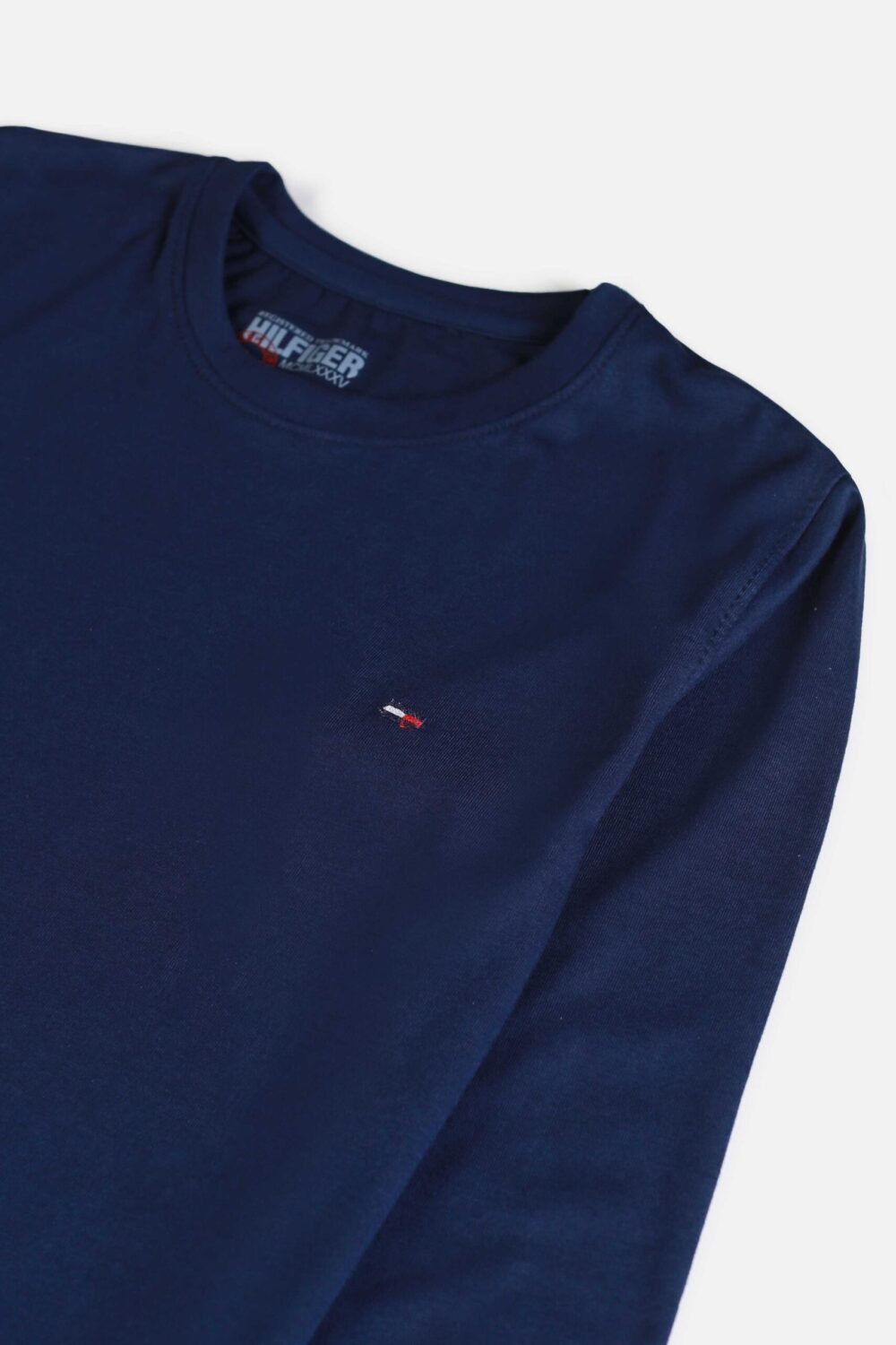 Tommy Cotton Full T Shirt – Navy Blue
