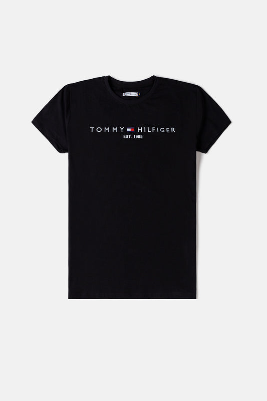 TM Imported Premium Print T Shirt - Black