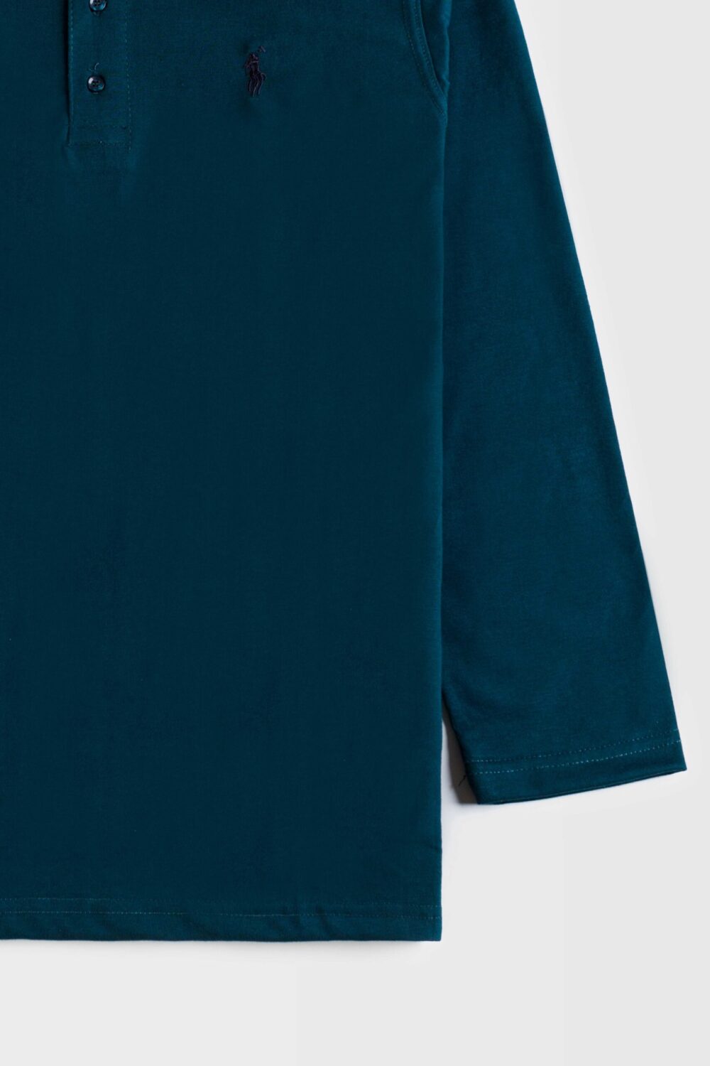 RL Premium Cotton Full Polo – Pine Green