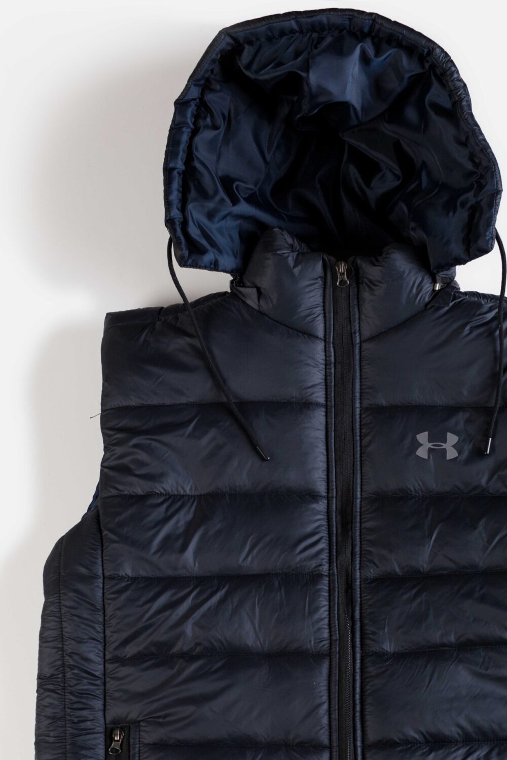 UA Premium Puffer Jacket With Hood – Navy Blue