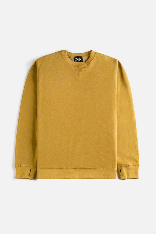 ZR Premium Fleece Sweatshirt – Mustard